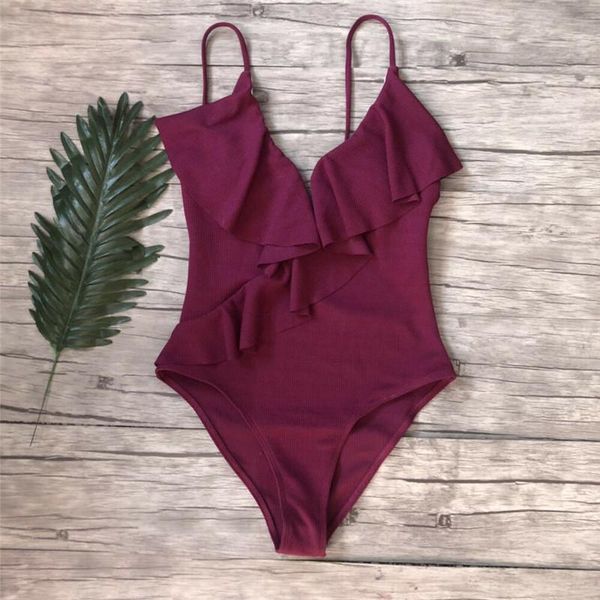 one-piece suits women lady ruffles hater swimsuit deep v padded push up one piece monokinis femme sport pure color maillot de bain 2021
one-piece suits women lady ruffles hater swimsuit deep v padded push up one piece monokinis femme sport pure color maillot de bain 2021