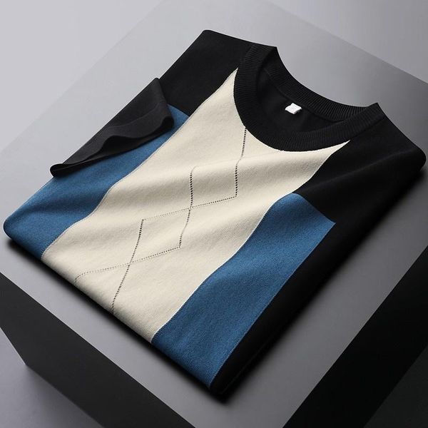 men's t-shirts summer common luxury short mouth ice silk casual fashion slim fit contrast color man tea, White;black
men's t-shirts summer common luxury short mouth ice silk casual fashion slim fit contrast color man tea, White;black