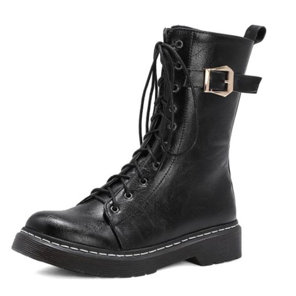 boots 2021 square heel women shoes autumn winter lace up zipper pu leather casual round toe ankle size 34-43, Black
boots 2021 square heel women shoes autumn winter lace up zipper pu leather casual round toe ankle size 34-43, Black