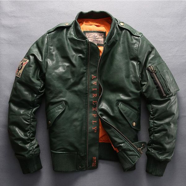 men's leather & faux dhl male genuine down coat vintage real sheepskin jacket casual motorcycle biker plus size, Black
men's leather & faux dhl male genuine down coat vintage real sheepskin jacket casual motorcycle biker plus size, Black