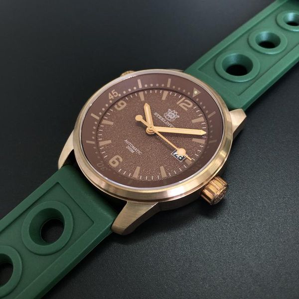 mens automatic watches,luxury men dive wrist watch bronze men's mechanical wristwatch 200m waterproof luminous clock wristwatches, Slivery;brown
mens automatic watches,luxury men dive wrist watch bronze men's mechanical wristwatch 200m waterproof luminous clock wristwatches, Slivery;brown