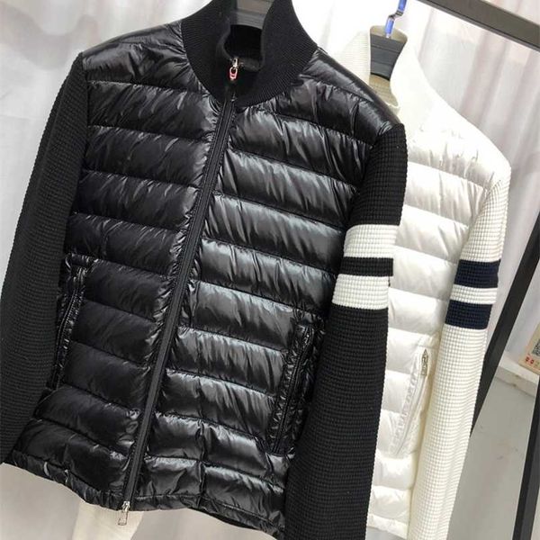 men's jacket wool knitted panelling down coat fashion warm autumn spring outerwear male clothing chaquetas para hombre 211217, Black;brown
men's jacket wool knitted panelling down coat fashion warm autumn spring outerwear male clothing chaquetas para hombre 211217, Black;brown