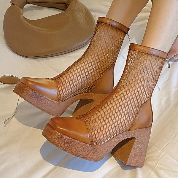 spring mesh genuine leather women pumps square toe super high heels shoes chunky back zipper ankle boots dress, Black
spring mesh genuine leather women pumps square toe super high heels shoes chunky back zipper ankle boots dress, Black