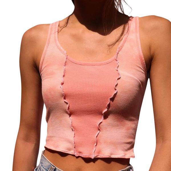 women's tanks & camis crop , patchwork curved hem round neck blouse ribbed vest for female summer, White
women's tanks & camis crop , patchwork curved hem round neck blouse ribbed vest for female summer, White