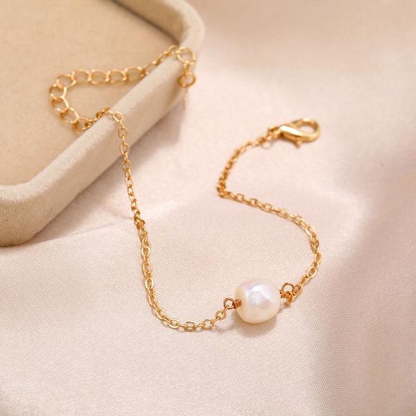charm bracelets simple elegant pearl silver color beads chain for womens on the hand jewelry, Golden;silver
charm bracelets simple elegant pearl silver color beads chain for womens on the hand jewelry, Golden;silver