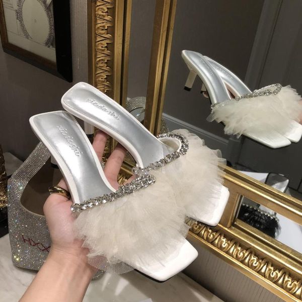 netcelebrity lace crystal band slingback women sandals thin high heels shoes slipper open toe slip on femmes sandalias2021, Black
netcelebrity lace crystal band slingback women sandals thin high heels shoes slipper open toe slip on femmes sandalias2021, Black