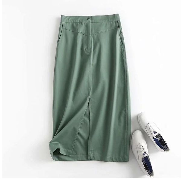 skirts catonatoz 2430 women 2021 summer cotton green midi skirt faldas mujer vintage zipper office ladies elegant chic mid calf, Black
skirts catonatoz 2430 women 2021 summer cotton green midi skirt faldas mujer vintage zipper office ladies elegant chic mid calf, Black