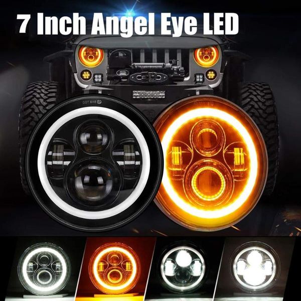 car headlights 7 inch 150w halo angel eye led headlight for offroad truck moto 12v 24v turn signal lights round runing lamp h4 h13
car headlights 7 inch 150w halo angel eye led headlight for offroad truck moto 12v 24v turn signal lights round runing lamp h4 h13