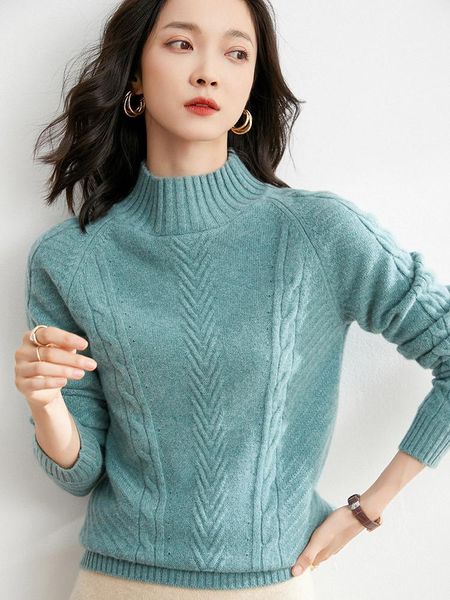 women's sweaters autumn and winter ladies pullover knit 100% pure wool sweater half high neck thick warm slim fashion bottoming top, White;black
women's sweaters autumn and winter ladies pullover knit 100% pure wool sweater half high neck thick warm slim fashion bottoming top, White;black