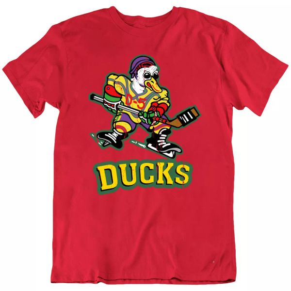 hockey duck tee sport team retro mascot cartoon logos short sleeve t-shirts new, White;black
hockey duck tee sport team retro mascot cartoon logos short sleeve t-shirts new, White;black