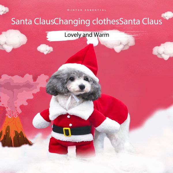 dog apparel pet christmas santa claus style transformed coat cat clothing durable fashion leisure warm soft
dog apparel pet christmas santa claus style transformed coat cat clothing durable fashion leisure warm soft