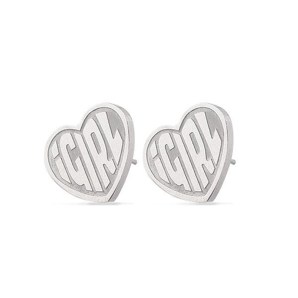 hip hop letter igril earrings punk ins love stainless steel women men jewelry accessories halloween gift stud, Golden;silver
hip hop letter igril earrings punk ins love stainless steel women men jewelry accessories halloween gift stud, Golden;silver