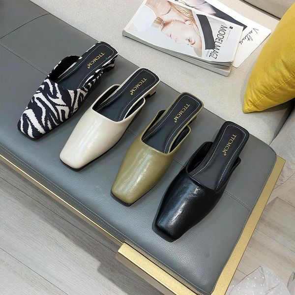 slippers celebrity square toe women mixed color mules summer beach shoes woman flip flops sandalias cover low heels slides, Black
slippers celebrity square toe women mixed color mules summer beach shoes woman flip flops sandalias cover low heels slides, Black