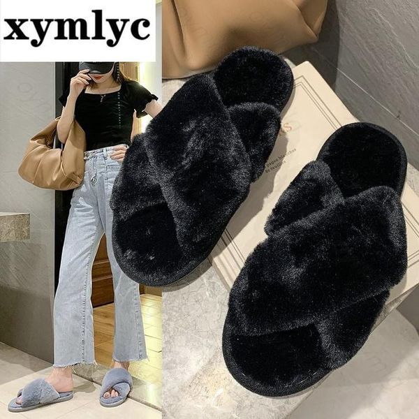 winter women house slippers warm faux fur fashion shoes woman slip on flats designer ladies furry female slides indoor, Black
winter women house slippers warm faux fur fashion shoes woman slip on flats designer ladies furry female slides indoor, Black