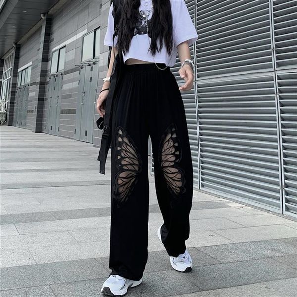 spring autumn high elastic waist women pants black butterfly print long haremtrousers loose fit fashion tide kz605, Black;white
spring autumn high elastic waist women pants black butterfly print long haremtrousers loose fit fashion tide kz605, Black;white