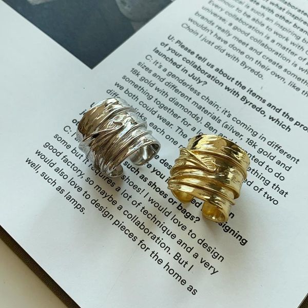 sterling silver ring wide big geometric adjustable open 18k gold for women elegant fine jewelry 925 men cluster rings, Golden;silver
sterling silver ring wide big geometric adjustable open 18k gold for women elegant fine jewelry 925 men cluster rings, Golden;silver