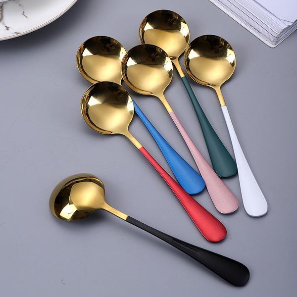 flatware sets 2pcs/lot stainless steel spoon round head ice cream korean dessert children's
flatware sets 2pcs/lot stainless steel spoon round head ice cream korean dessert children's
