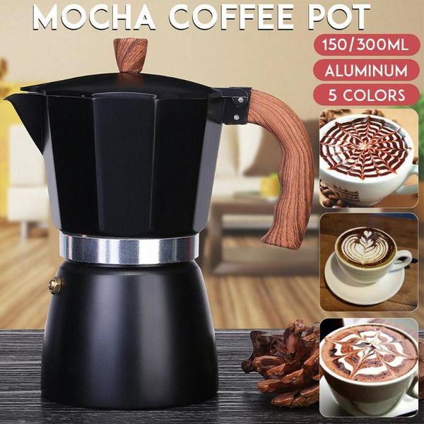 coffee pots kettle aluminum italian style espresso maker stove pot portable long handle kitchen teapots 150ml/300ml
coffee pots kettle aluminum italian style espresso maker stove pot portable long handle kitchen teapots 150ml/300ml
