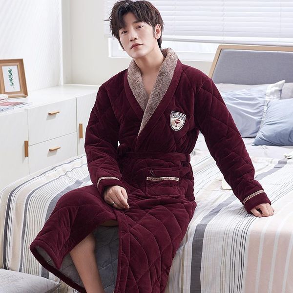 men's sleepwear autumn and winter bedclothes made of cotton lace cashmere for comfortable sleep, Black;brown
men's sleepwear autumn and winter bedclothes made of cotton lace cashmere for comfortable sleep, Black;brown