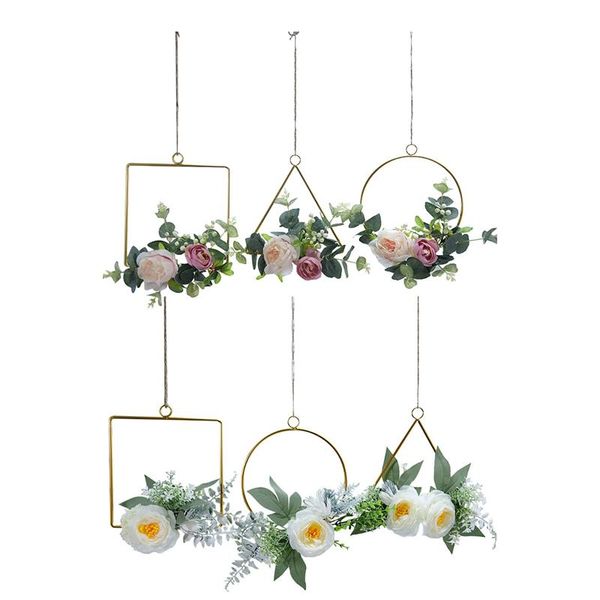 decorative flowers & wreaths floral hoop wreath set of 3 hanging garland artificial metal ring for wedding nursery wall decor
decorative flowers & wreaths floral hoop wreath set of 3 hanging garland artificial metal ring for wedding nursery wall decor