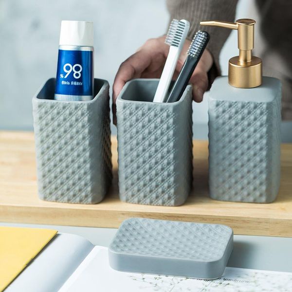 set ceramic soap dispenser pump bottle home couple mouthwash cups dish bathroom accessory bath
set ceramic soap dispenser pump bottle home couple mouthwash cups dish bathroom accessory bath