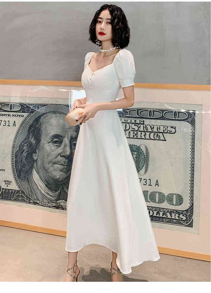 prom luxury boutique occasion dresses white evening temperament 2021 elegant banquet atmosphere queen's long style is thin, simple and, Black
prom luxury boutique occasion dresses white evening temperament 2021 elegant banquet atmosphere queen's long style is thin, simple and, Black