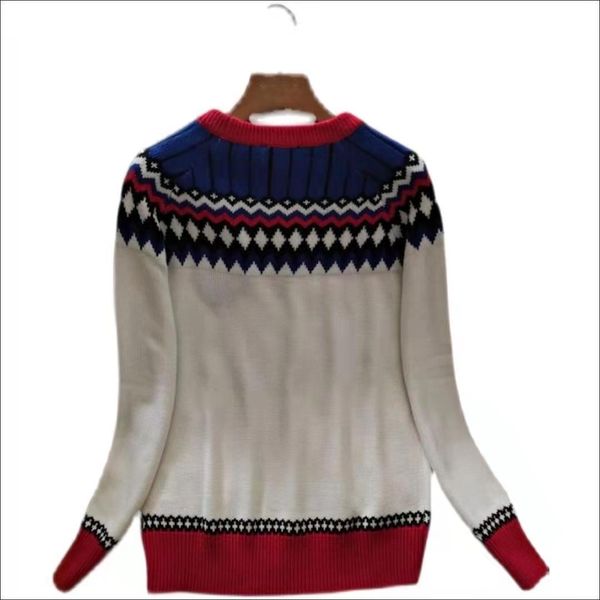 women's sweaters casual knit contrast color long sleeve 5 style autumn fashion wear classic letter pattern, White;black
women's sweaters casual knit contrast color long sleeve 5 style autumn fashion wear classic letter pattern, White;black