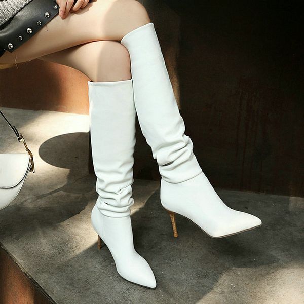 boots botas femininas de couro falso da moda, sapatos altos inverno com salto fino e ponta fina, rosa, novo, 6usw, Black
boots botas femininas de couro falso da moda, sapatos altos inverno com salto fino e ponta fina, rosa, novo, 6usw, Black