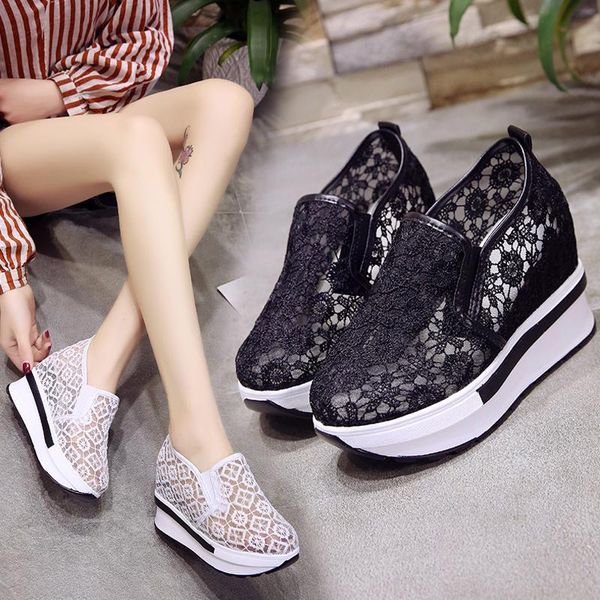 dress shoes 2021 spring and autumn women's casual shoes, color matching, thick bottom, increased slope, hollow breathable mesh, Black
dress shoes 2021 spring and autumn women's casual shoes, color matching, thick bottom, increased slope, hollow breathable mesh, Black