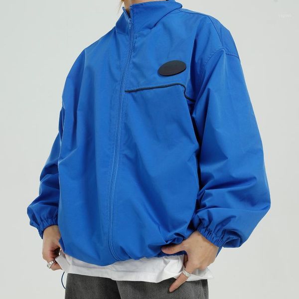 men back mesh splice vintage streetwear hip hop loose casual sports jacket outerwear male women spring autumn coat men's jackets, Black;brown
men back mesh splice vintage streetwear hip hop loose casual sports jacket outerwear male women spring autumn coat men's jackets, Black;brown