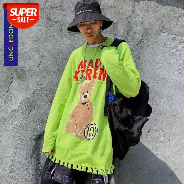 uncledonjm toy bear knitted sweater men hip hop cartoon pullovers mens clothing 2021 oversized vintage women me-m06 #sd5j, White;black
uncledonjm toy bear knitted sweater men hip hop cartoon pullovers mens clothing 2021 oversized vintage women me-m06 #sd5j, White;black