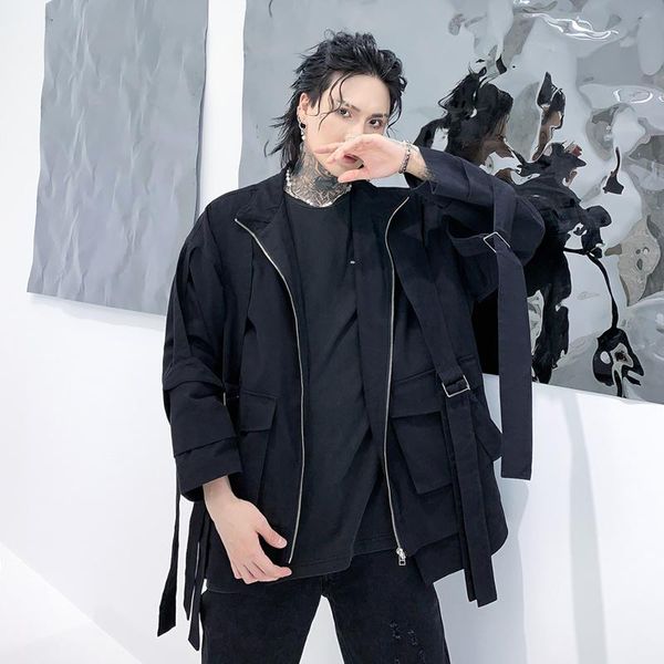 men's jackets jackets, street wear, black hoodies, windproof raincoats, pocket novelty of spring, 2021, Black;brown
men's jackets jackets, street wear, black hoodies, windproof raincoats, pocket novelty of spring, 2021, Black;brown