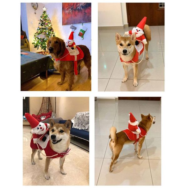 pet suppiles christmas outfit clothes for dog funny makeover santa claus costumes large apparel
pet suppiles christmas outfit clothes for dog funny makeover santa claus costumes large apparel