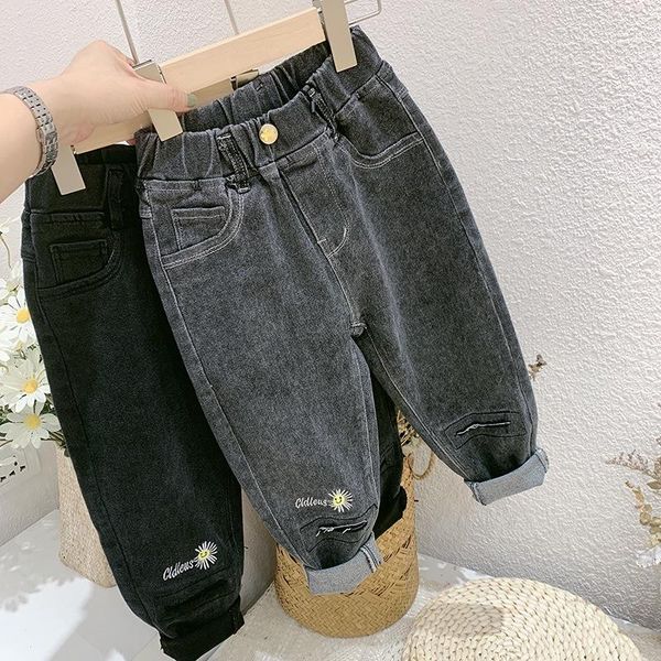 jeans girls' 2021 autumn baby trousers korean style children's daisy print high-elastic soft casual denim pant for girl, Blue
jeans girls' 2021 autumn baby trousers korean style children's daisy print high-elastic soft casual denim pant for girl, Blue