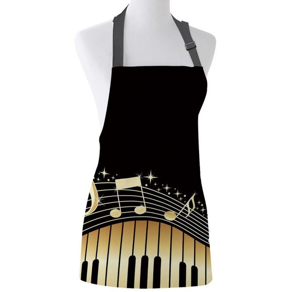 piano keys note music yellow gradient print apron kitchen bib with adjustable neck for cooking gardening aprons
piano keys note music yellow gradient print apron kitchen bib with adjustable neck for cooking gardening aprons