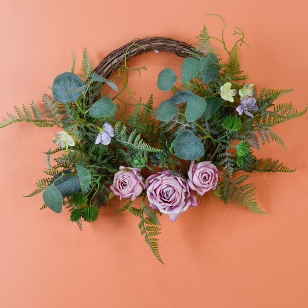 european style artificial wreath home wall hanging fake flowers el wedding festival party decoration decorative & wreaths
european style artificial wreath home wall hanging fake flowers el wedding festival party decoration decorative & wreaths