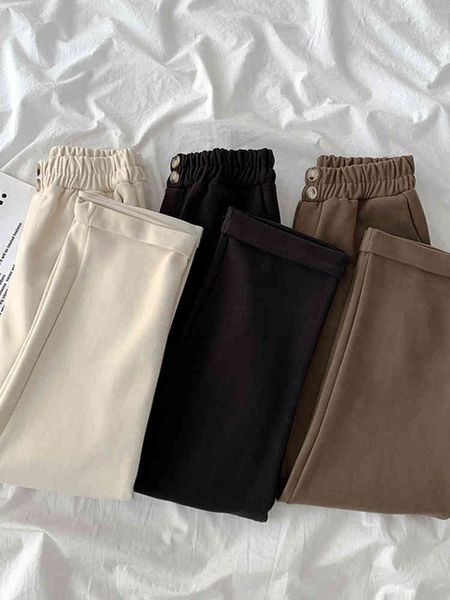 women's pants & capris spring apricot slim casual korean straight high waist trousers loose nine point 4pl1, Black;white
women's pants & capris spring apricot slim casual korean straight high waist trousers loose nine point 4pl1, Black;white