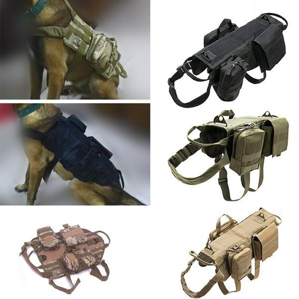 dog collars & leashes tactical service vest outdoor military clothes k9 harness training hunting molle vests with pouches
dog collars & leashes tactical service vest outdoor military clothes k9 harness training hunting molle vests with pouches