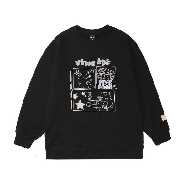 sweatshirts cartoon cartoon embroidered sweater mens street fashion brand loose round neck long sleeve bf lazy trend pullover hoodie, Black
sweatshirts cartoon cartoon embroidered sweater mens street fashion brand loose round neck long sleeve bf lazy trend pullover hoodie, Black