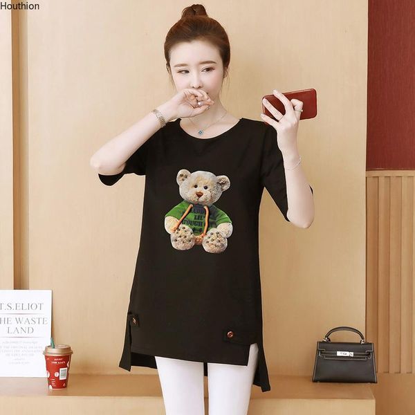 women's t-shirt houthion 3d cartoon short sleeve o-collar tees fashion casual plus size t shirt summer korean cotton, White
women's t-shirt houthion 3d cartoon short sleeve o-collar tees fashion casual plus size t shirt summer korean cotton, White