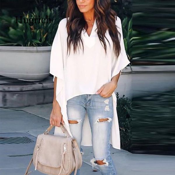 women's blouses & shirts casual v-neck fashion women leopard print irregular womens and half sleeve chiffon vintage ladies, White
women's blouses & shirts casual v-neck fashion women leopard print irregular womens and half sleeve chiffon vintage ladies, White