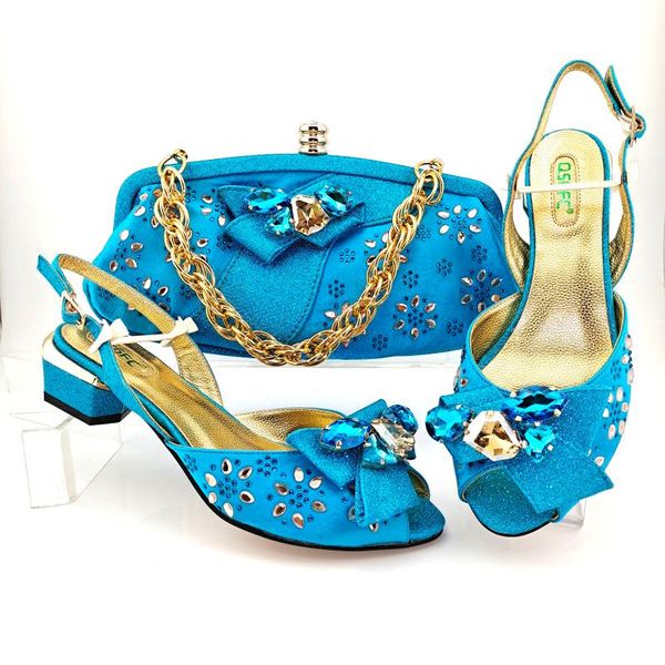 sky blue italian women shoes with matching bag set medium heel african sandals and handbag for party mm1114 height 4.5cm dress, Black
sky blue italian women shoes with matching bag set medium heel african sandals and handbag for party mm1114 height 4.5cm dress, Black