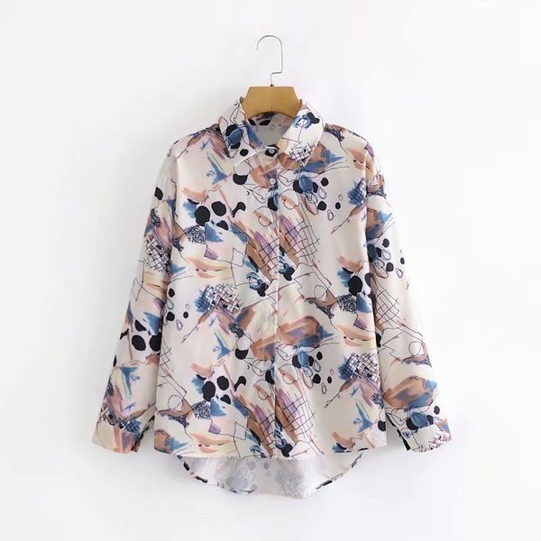 new fashion women's clothing simple casual digital high street designer women clothes flavor printing loose shirt size s, White
new fashion women's clothing simple casual digital high street designer women clothes flavor printing loose shirt size s, White