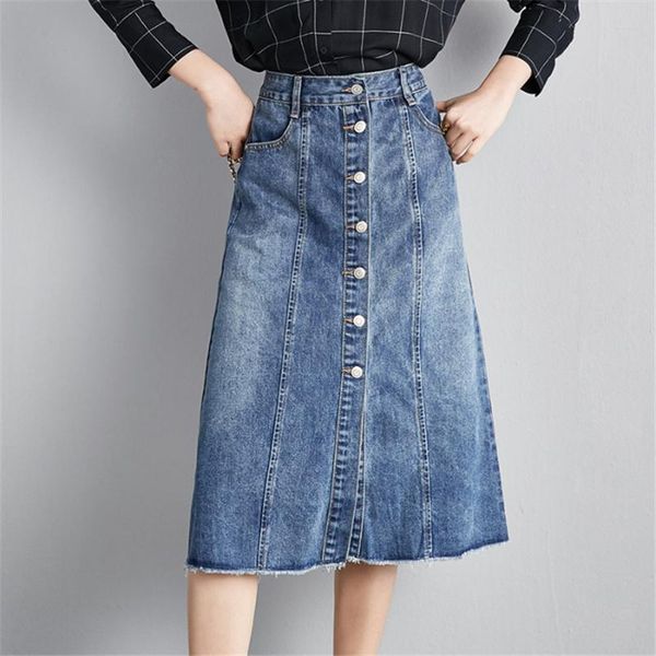 skirts women's denim skirt fashion solid high waist single breasted jean female spring summer 2021 a-line pockets long, Black
skirts women's denim skirt fashion solid high waist single breasted jean female spring summer 2021 a-line pockets long, Black