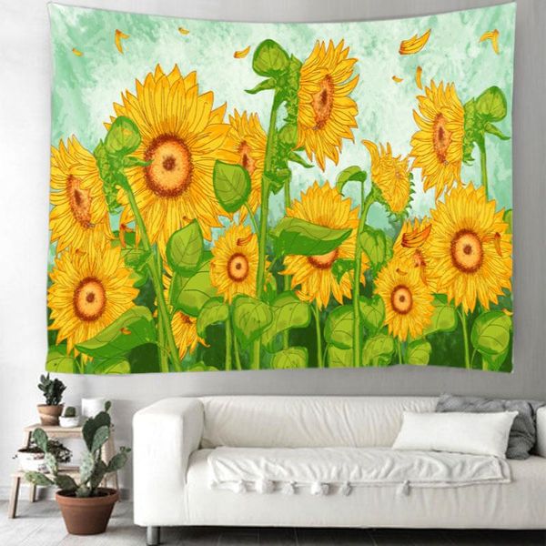 tapestries nordic sunflower tapestry fashion wall hanging background bed room decor functional sofa cover beach towel valance
tapestries nordic sunflower tapestry fashion wall hanging background bed room decor functional sofa cover beach towel valance