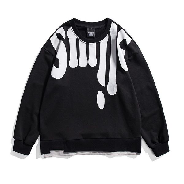 men's hoodies & sweatshirts fashion hip hop streetwear clothing men sweatshirt loose casual japanese style letter print pullover 2021 s, Black
men's hoodies & sweatshirts fashion hip hop streetwear clothing men sweatshirt loose casual japanese style letter print pullover 2021 s, Black