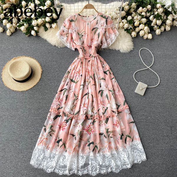 women korean print dress o neck fiying sleeve a-line chiffon es summer bohemian casual holiday midi 210512, Black;gray
women korean print dress o neck fiying sleeve a-line chiffon es summer bohemian casual holiday midi 210512, Black;gray