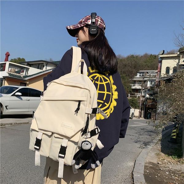 backpack schoolbags for men and women korean harajuku high school students large-capacity tide ulzzang student bag couples
backpack schoolbags for men and women korean harajuku high school students large-capacity tide ulzzang student bag couples