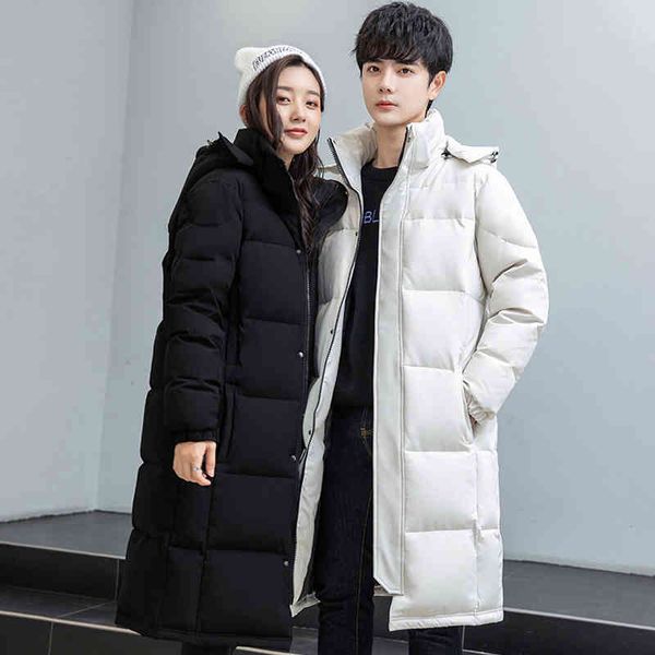 fashion winter et 2021 brand warm thicken coat men hooded coupl long parkas loose white duck down coats, Black;white
fashion winter et 2021 brand warm thicken coat men hooded coupl long parkas loose white duck down coats, Black;white