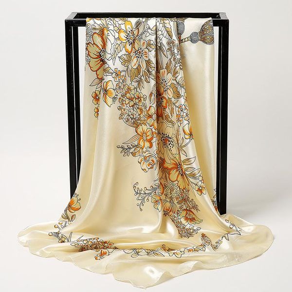 scarves exquisite silk scarf shawl 2021 four seasons ladies headscarf high-end fabric 90cm, Blue;gray
scarves exquisite silk scarf shawl 2021 four seasons ladies headscarf high-end fabric 90cm, Blue;gray